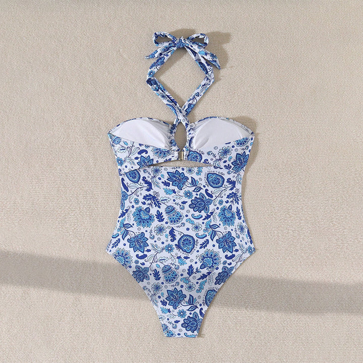Women's One-Piece Swimsuit with Elaborate Wrap Detail StylebySassy