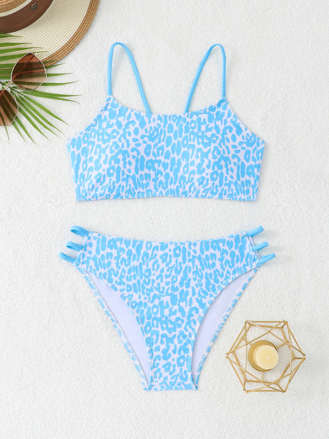 Women's Triangle Bikini Set with Fashionable Accents StylebySassy