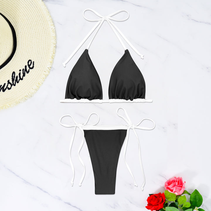 Women's triangle bikini with adjustable ties StylebySassy
