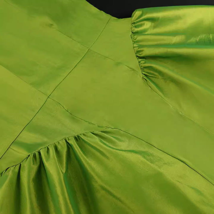 Women Elegant A-Line Maxi Dress with Generous Skirt