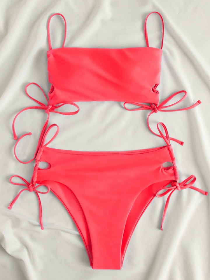 Women Crop-Top Bikini with adjustable straps StylebySassy