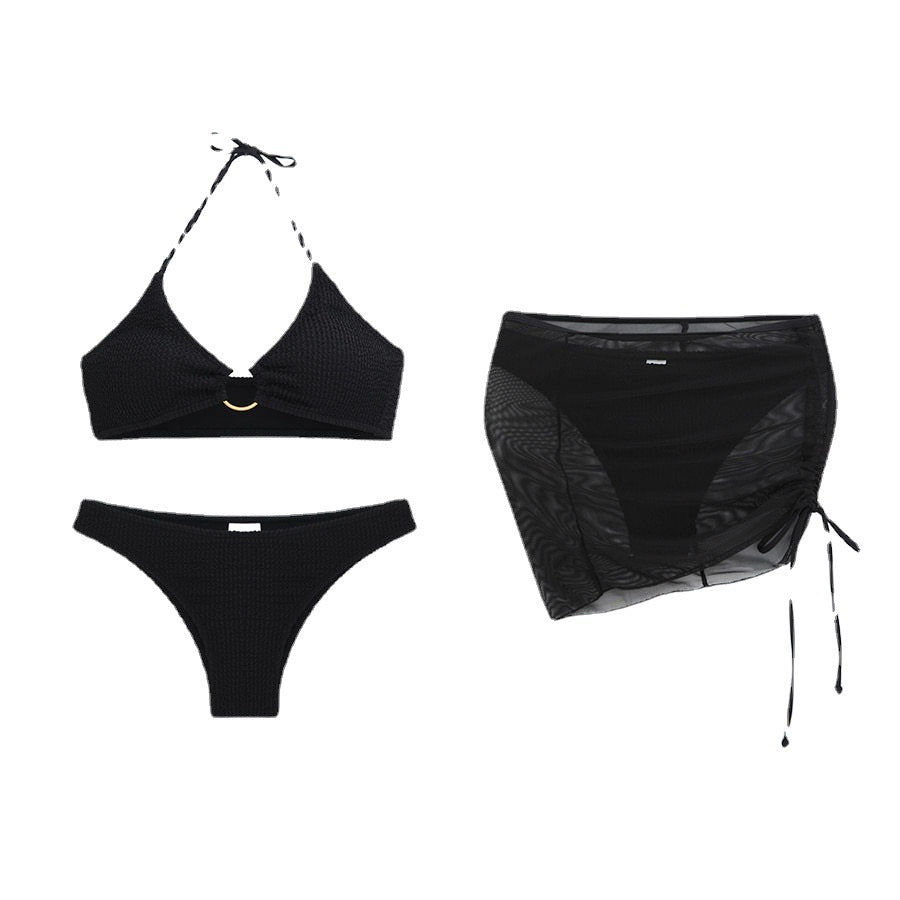 Ladies set with crinkled top and skirt StylebySassy