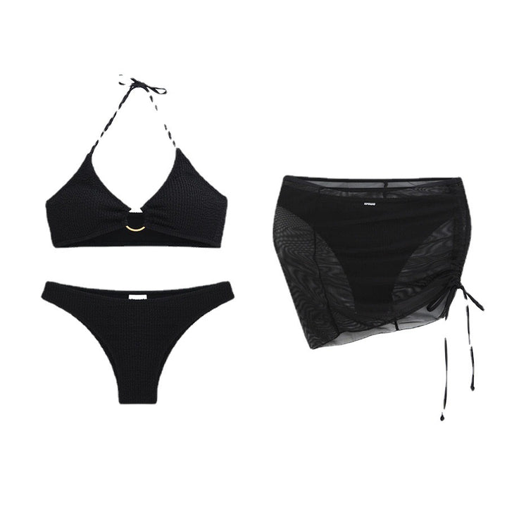 Ladies set with crinkled top and skirt StylebySassy