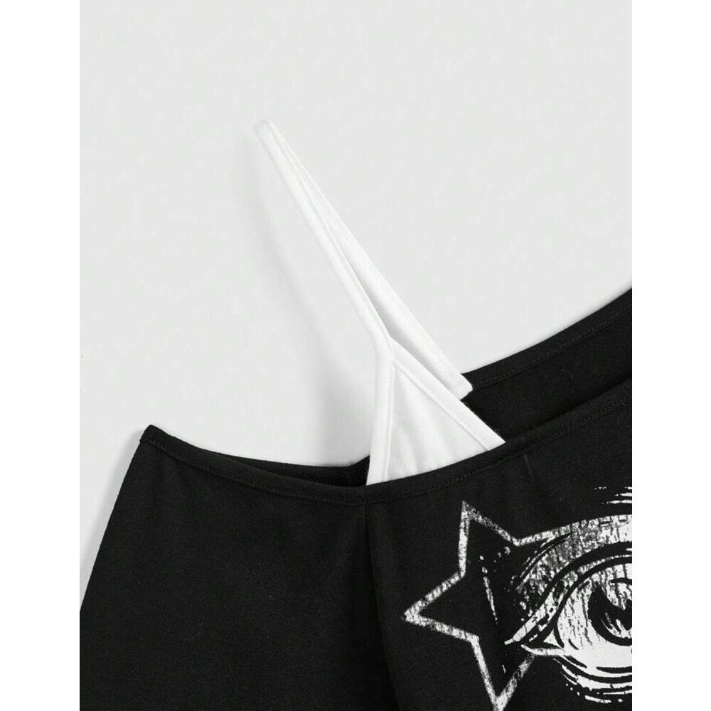 Women’s creative T-shirt with asymmetric design StylebySassy