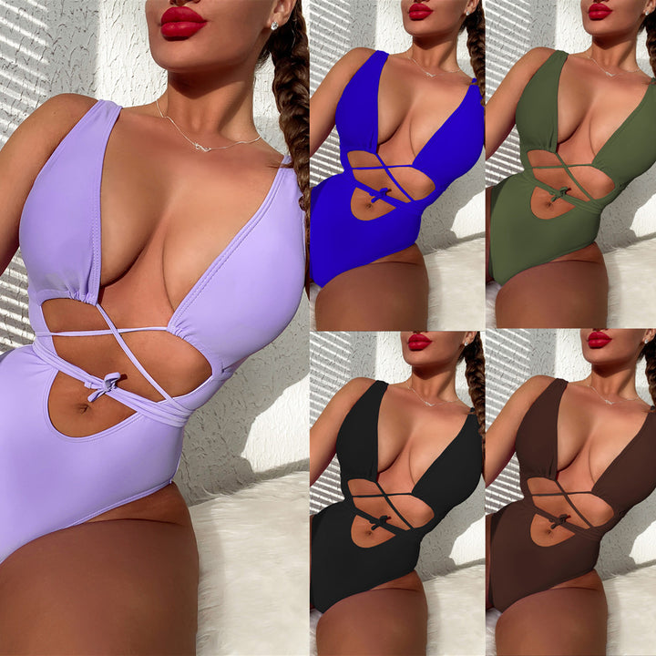 Women Elegant Cut-Out Swimsuit StylebySassy