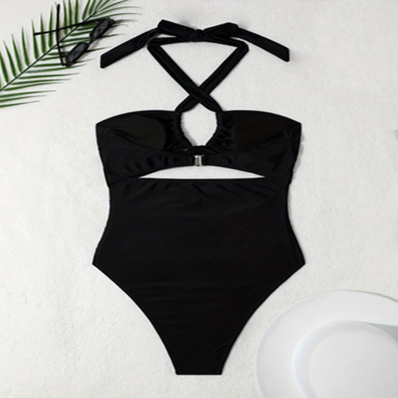 Women's Elegant One-Piece Swimsuit with Cut-Out Details StylebySassy