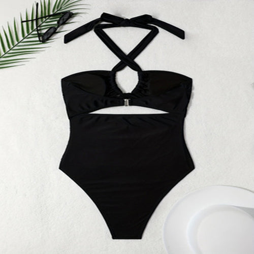 Women's Elegant One-Piece Swimsuit with Cut-Out Details StylebySassy