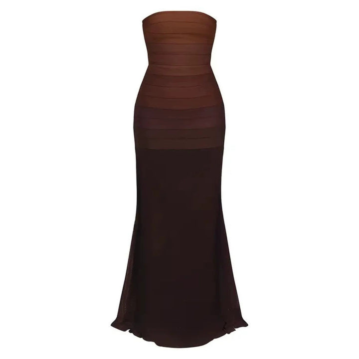 Women Elegant Durable Maxi Dress with Sophisticated Top StylebySassy