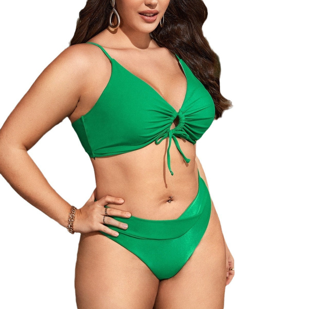 Women Bikini Set with Adjustable Knot and High-Cut Bottoms StylebySassy