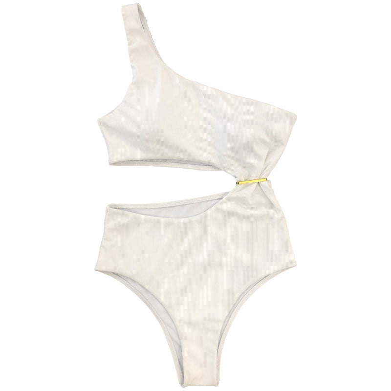Women One-Sided Bikini with High Waist StylebySassy