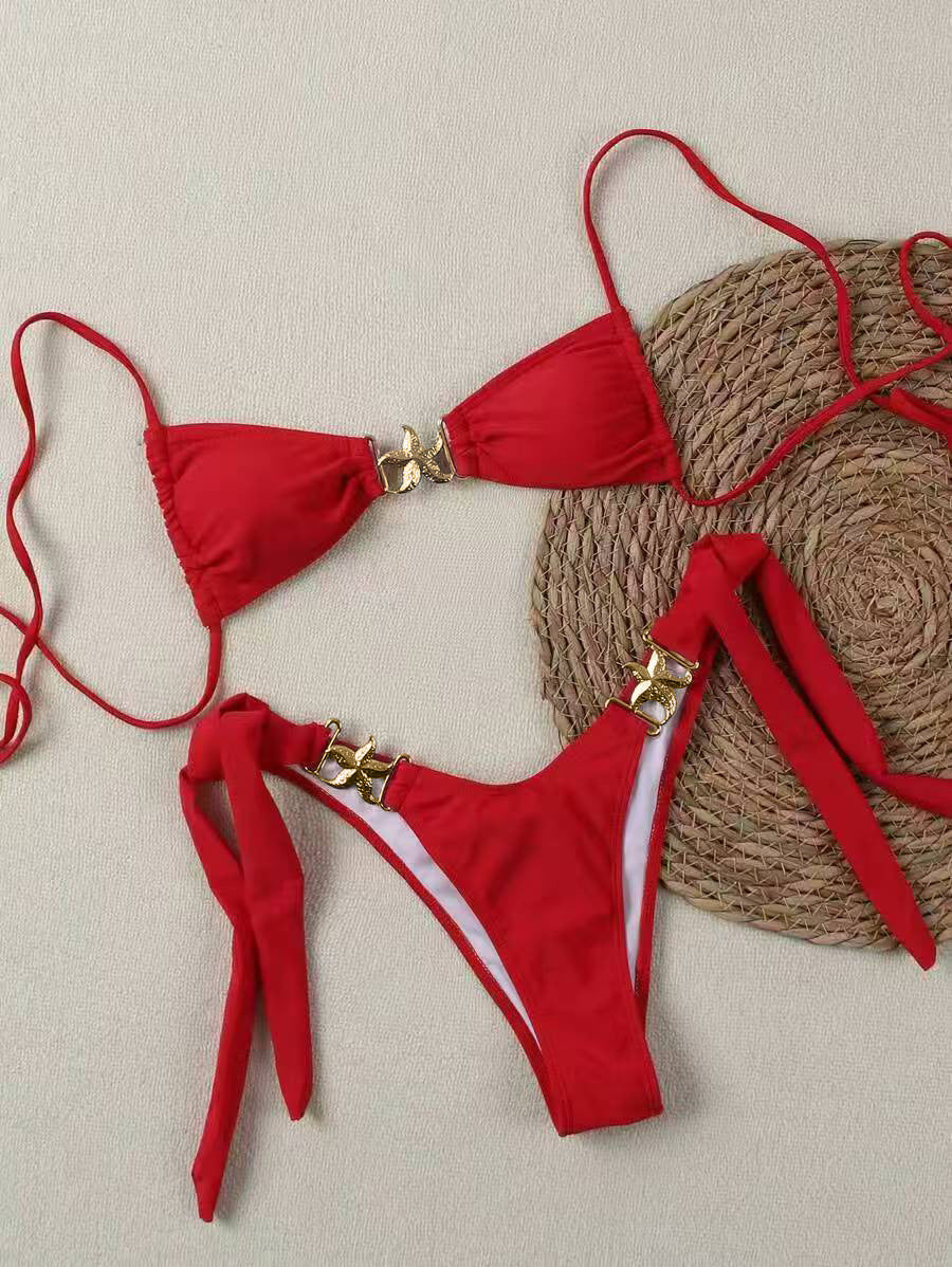 Women's Bikini Set with Elegant Buckles StylebySassy