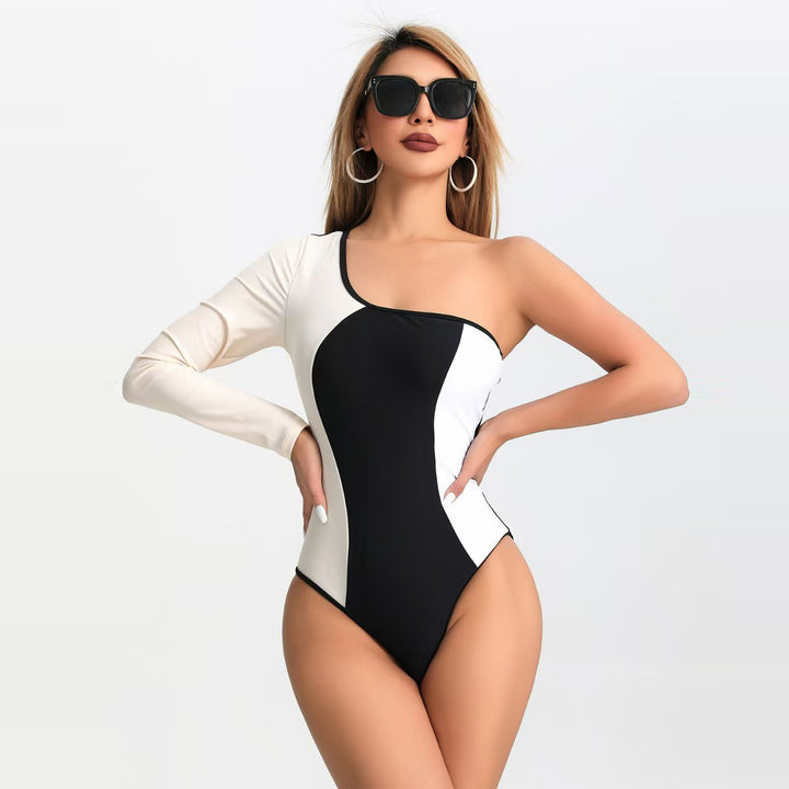Women's Sporty Jumpsuit with Asymmetrical Cut StylebySassy