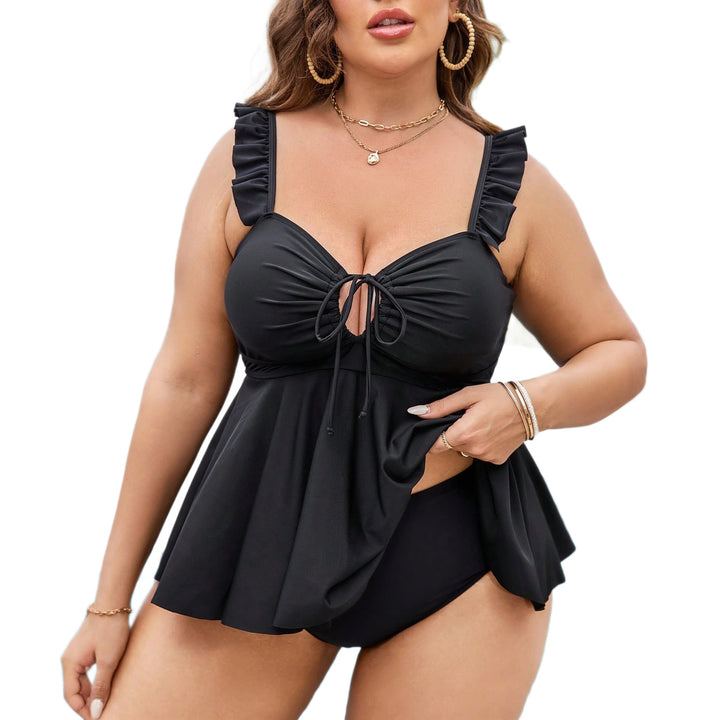 Women's swimsuit top with playful ruffle details StylebySassy