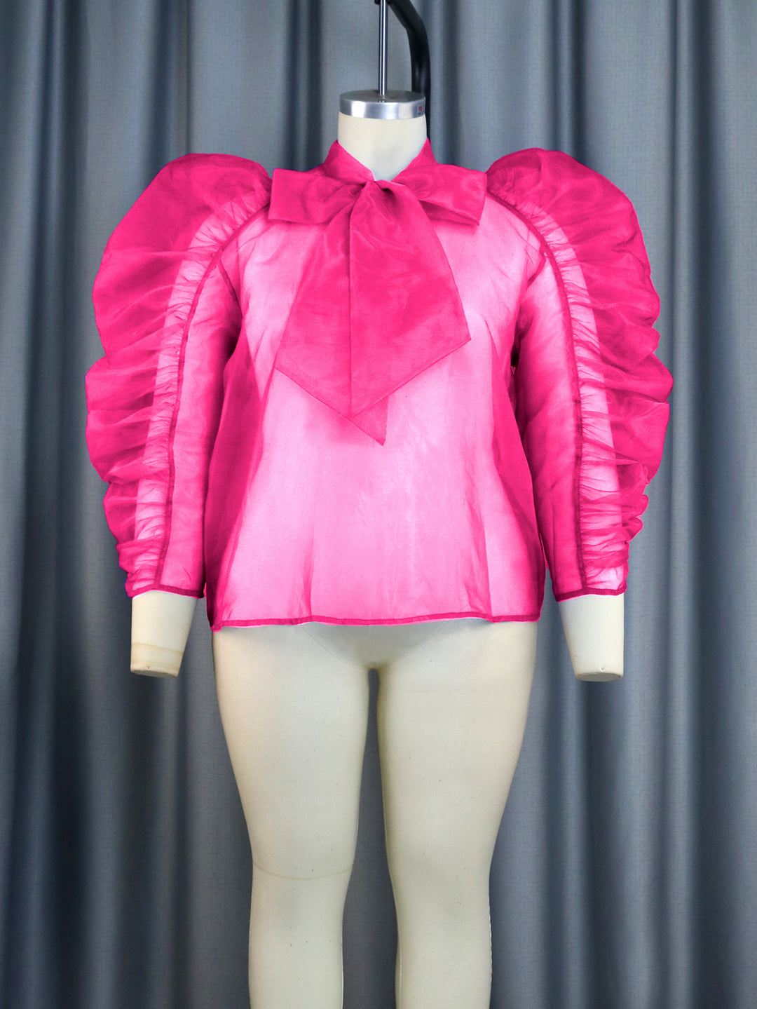 Women's elegant top with voluminous ruffled sleeves StylebySassy