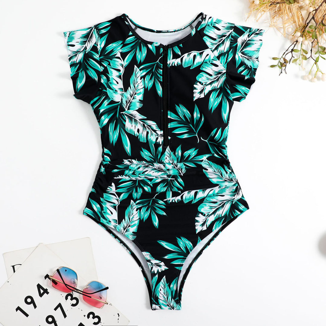Women's sporty jumpsuit with short sleeves StylebySassy