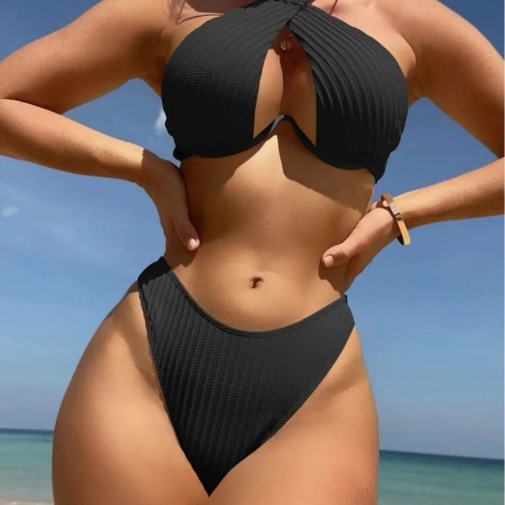 Women’s Designer Bikini with Crossed Top StylebySassy
