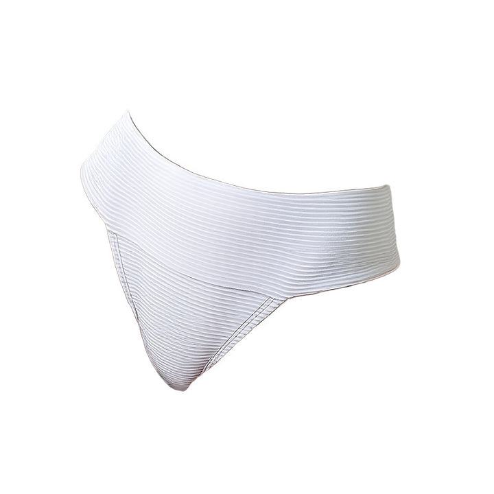 Ladies High-Cut Bikini Bottom with Textured Fabric StylebySassy