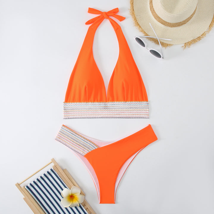 Women Triangle Bikini Set with stylish wrap band StylebySassy