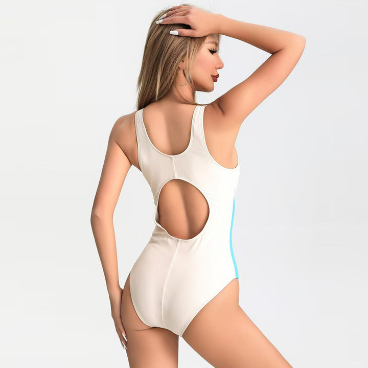 Women's Sporty Jumpsuit with Stylish Panels StylebySassy