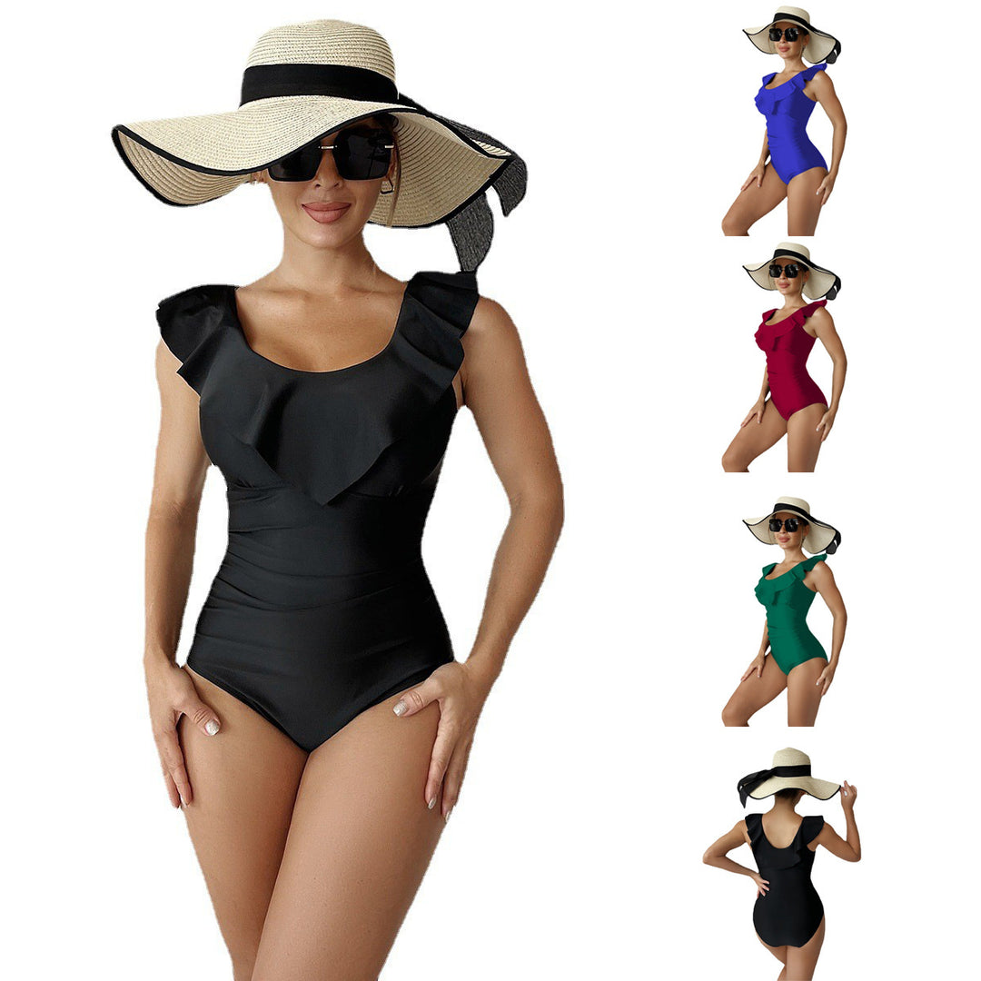 Women’s One-Piece Swimsuit with Ruffle Details StylebySassy