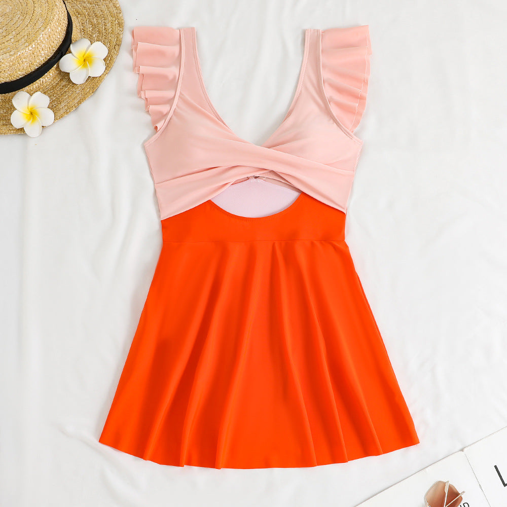 Women’s swimsuit with voluminous ruffle details StylebySassy