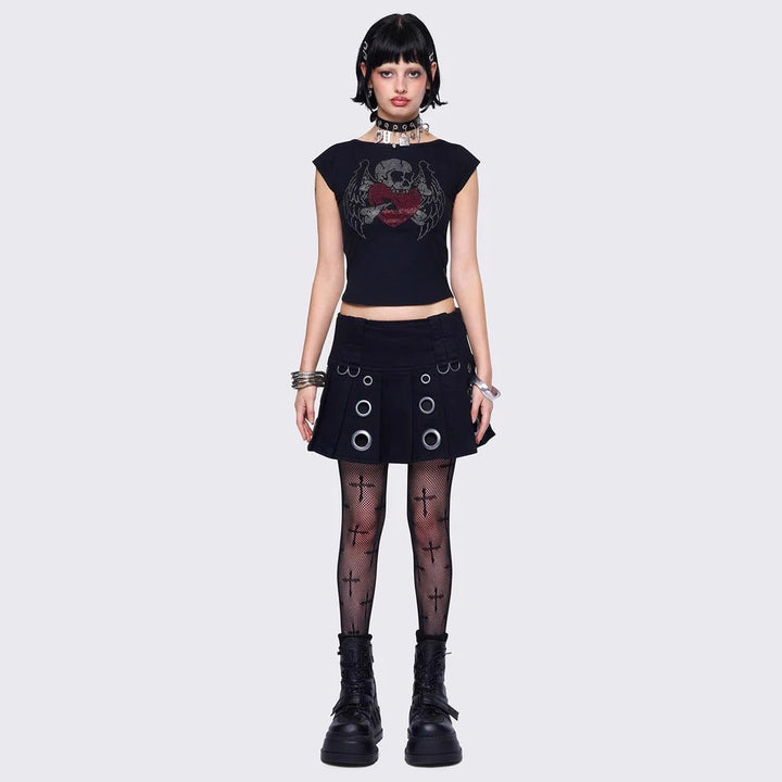 Ladies Stylish Skirt with Trendy Eyelets StylebySassy
