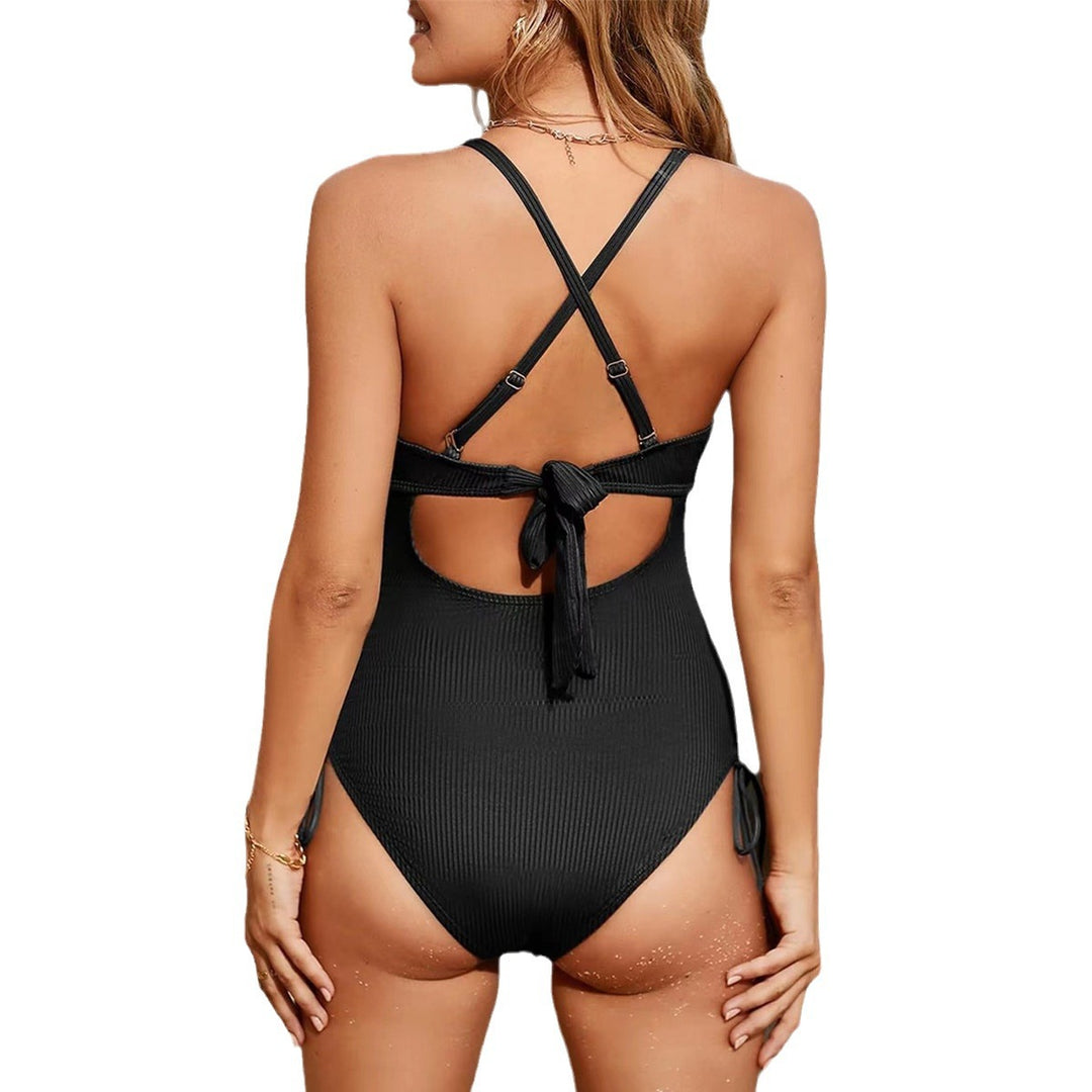 Women's One-Piece Swimsuit with Exciting Cut-Out and Adjustable Straps StylebySassy