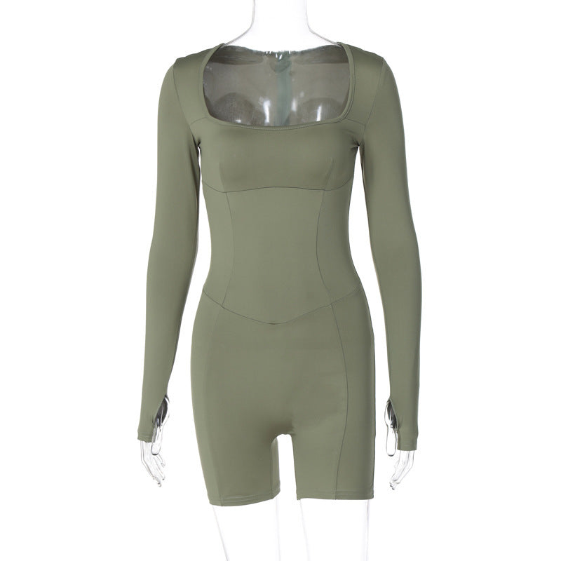 Women’s Sporty Long Sleeve Jumpsuit StylebySassy
