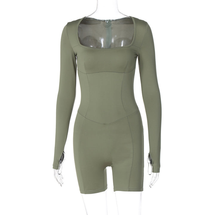 Women’s Sporty Long Sleeve Jumpsuit StylebySassy