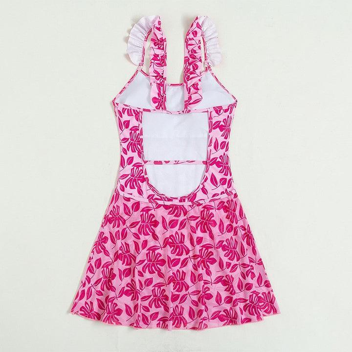 Ladies swimsuit with playful ruffle details StylebySassy
