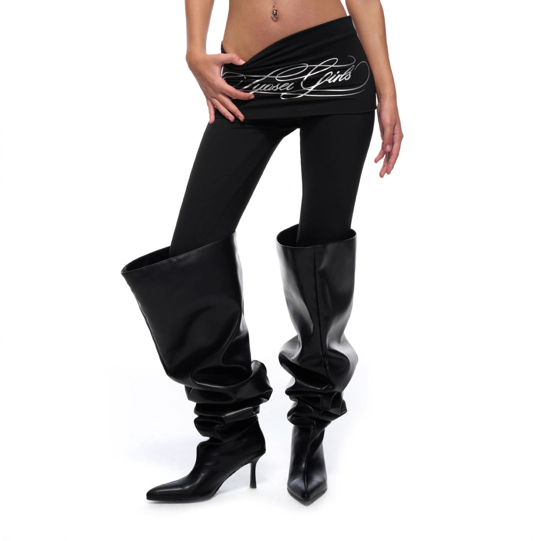 Women's Sporty Leggings with Wide Band StylebySassy