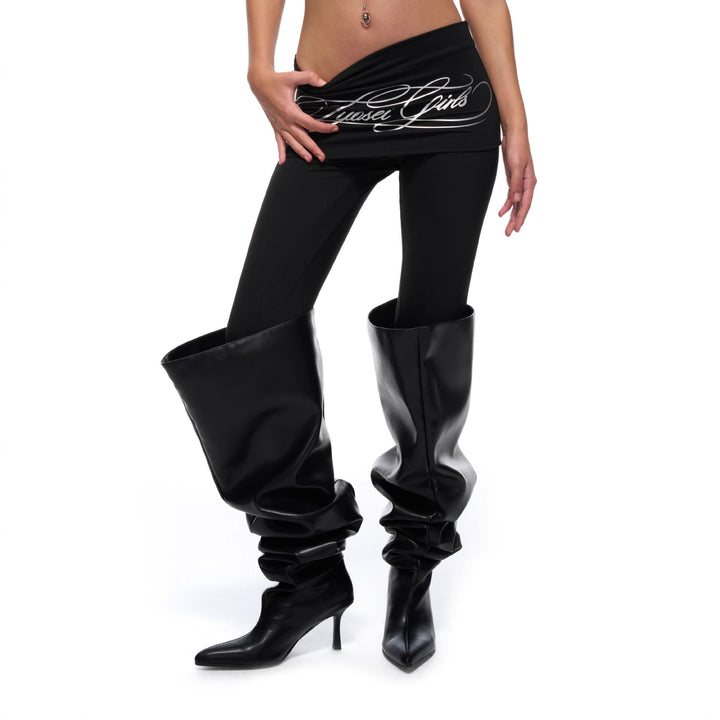 Women's Sporty Leggings with Wide Band StylebySassy