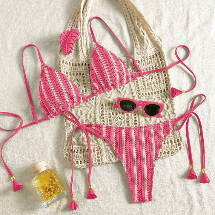 Women Strappy Bikini Set with Adjustable Straps StylebySassy