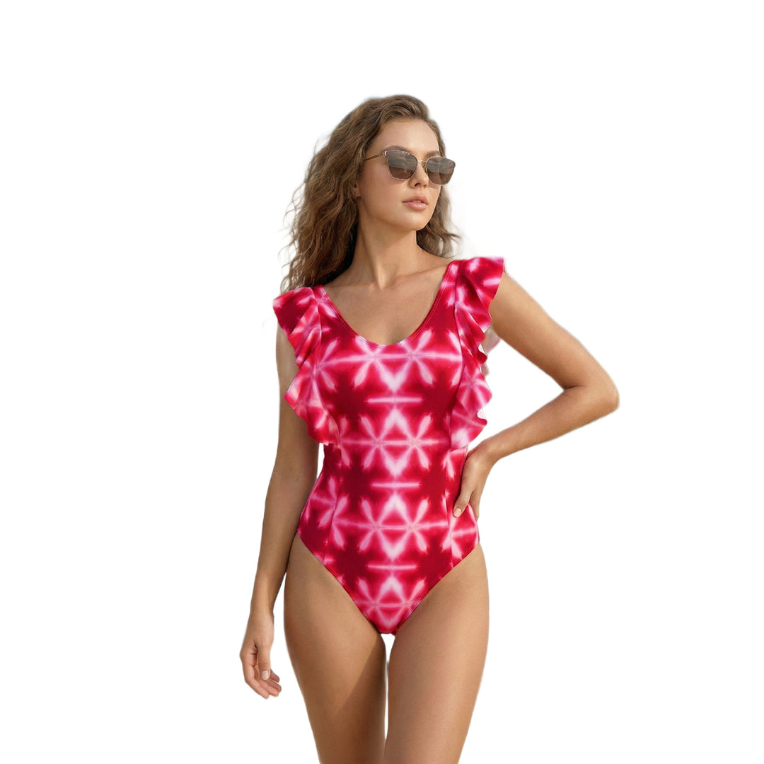 Women Sophisticated Swimsuit with Ruffle Details StylebySassy