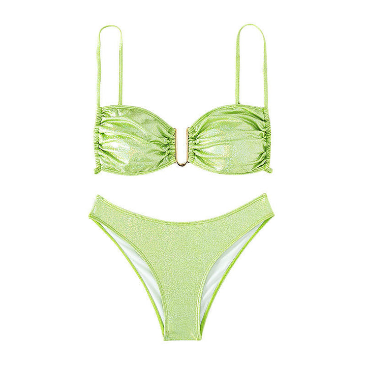 Women's sparkling bikini with adjustable straps and elegant detail StylebySassy