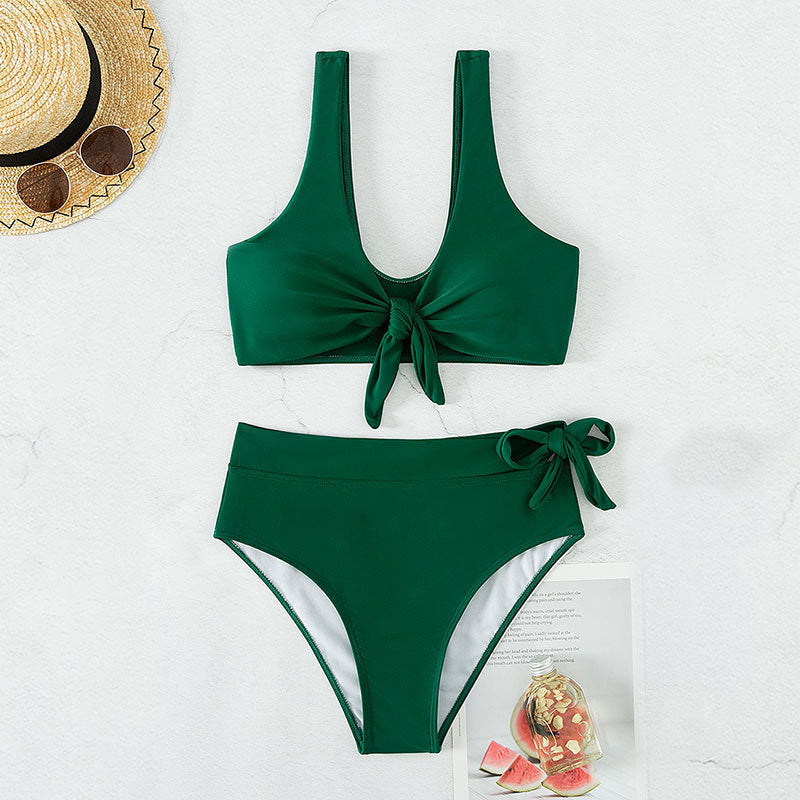 Women High-Cut Bikini with Adjustable Knot StylebySassy