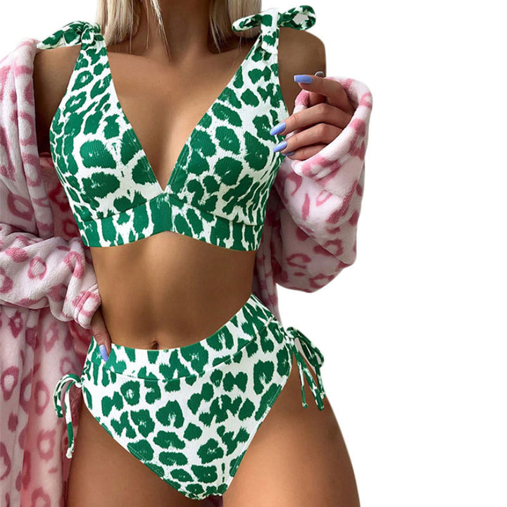 Women High-Cut Bikini with Adjustable Straps StylebySassy