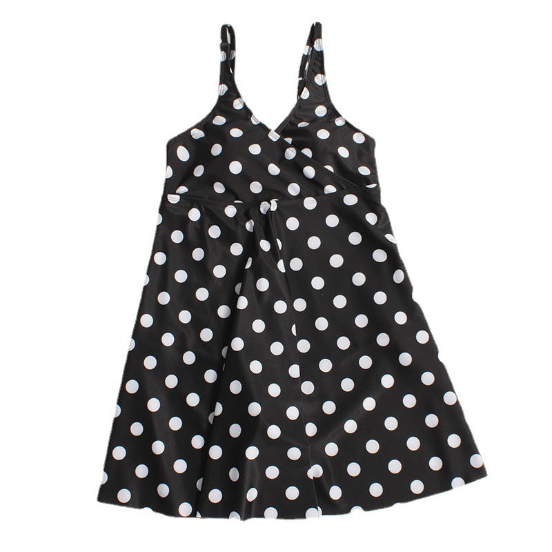 Women's leisure dress with elegant dot design StylebySassy
