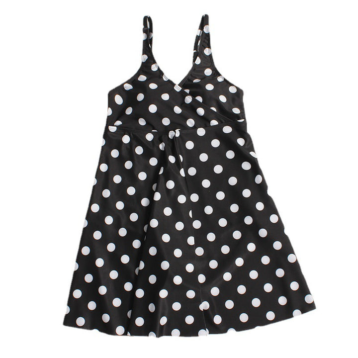 Women's leisure dress with elegant dot design StylebySassy