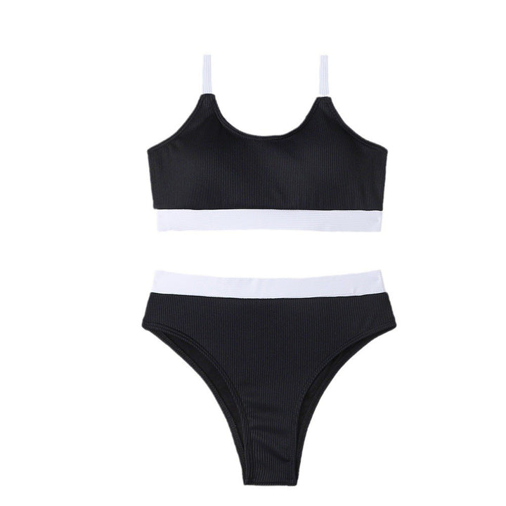 Ladies bikini set with sophisticated ribbed design and adjustable straps StylebySassy
