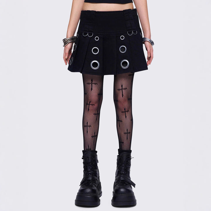 Ladies Stylish Skirt with Trendy Eyelets StylebySassy