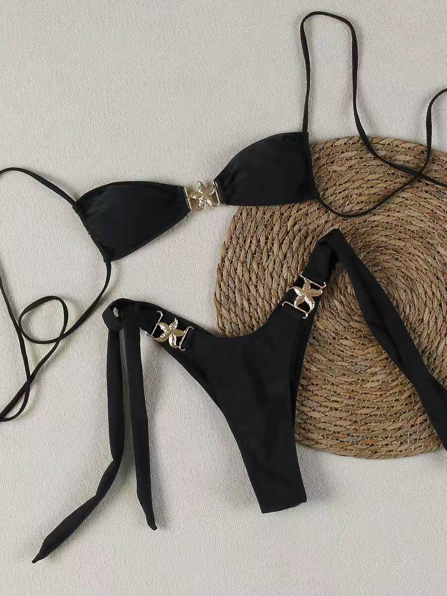 Women's Bikini Set with Elegant Buckles StylebySassy