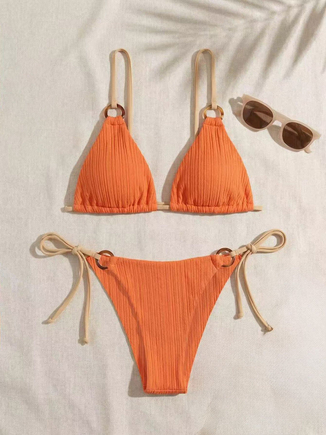 Ladies triangle bikini with adjustable strap StylebySassy