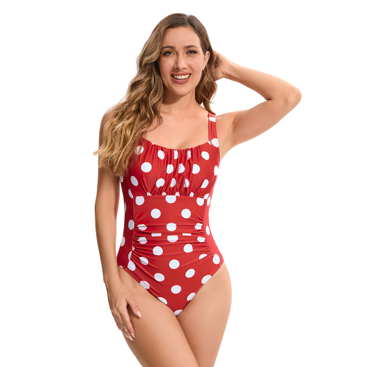 Women’s One-Piece Swimsuit with Fashionable Ruffle Details StylebySassy