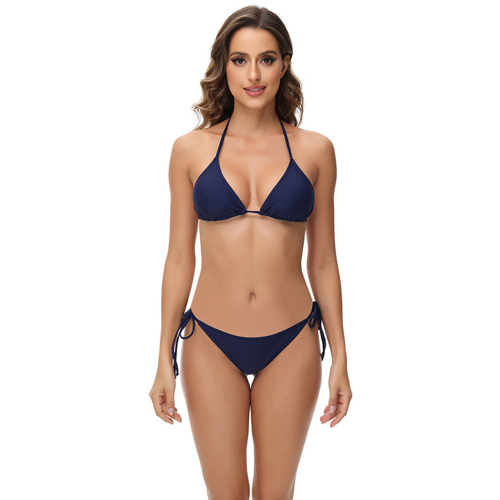Women Triangle Bikini with Adjustable Straps StylebySassy