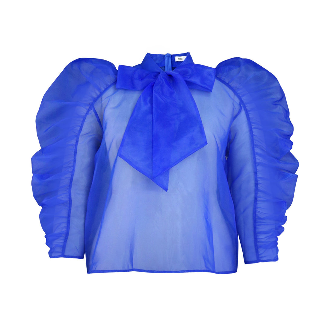 Women's elegant top with voluminous ruffled sleeves StylebySassy