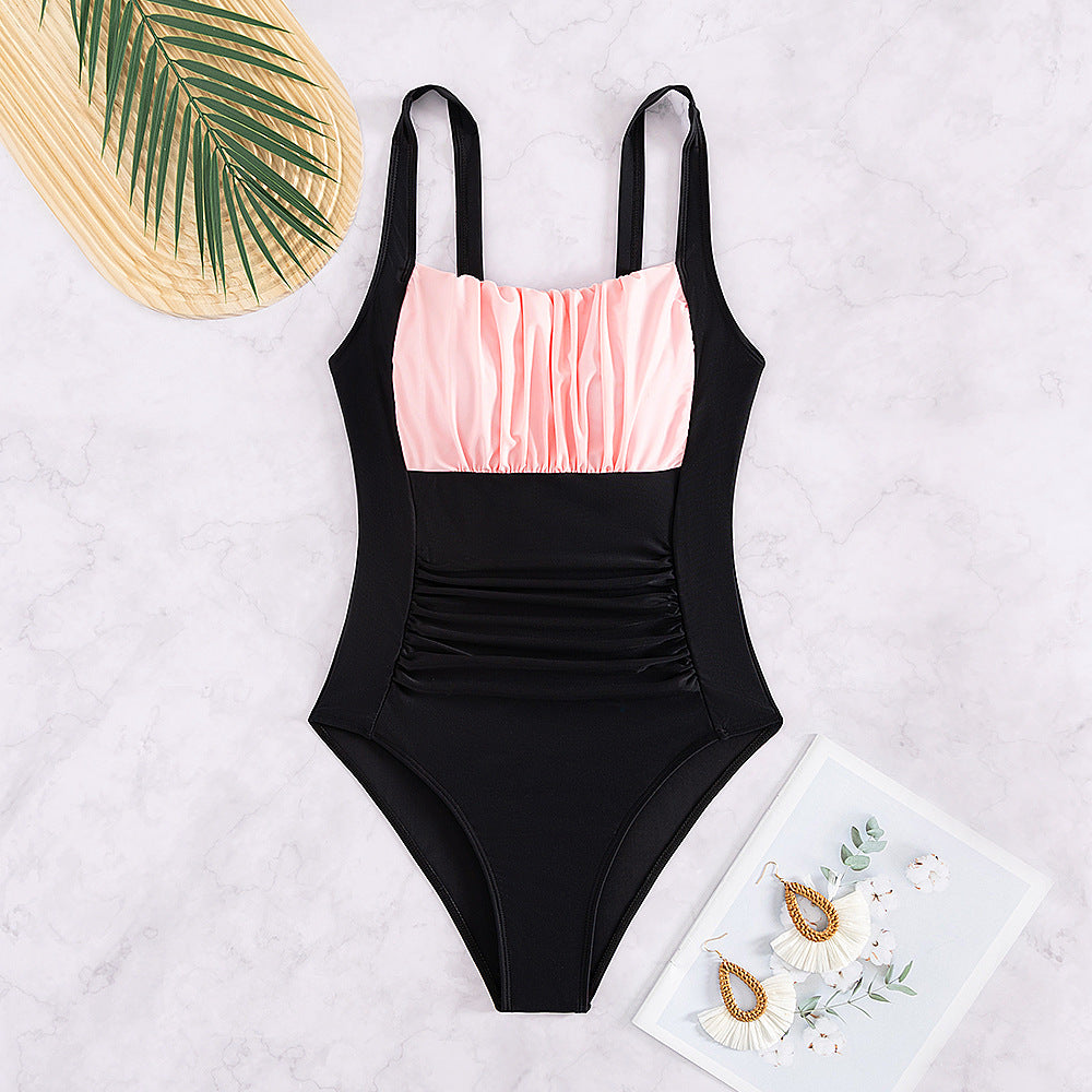 Women’s One-Piece Swimsuit with Fashionable Ruffle Details StylebySassy