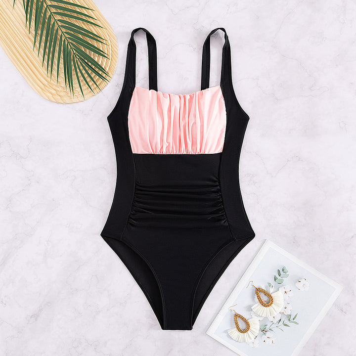 Women’s One-Piece Swimsuit with Fashionable Ruffle Details StylebySassy