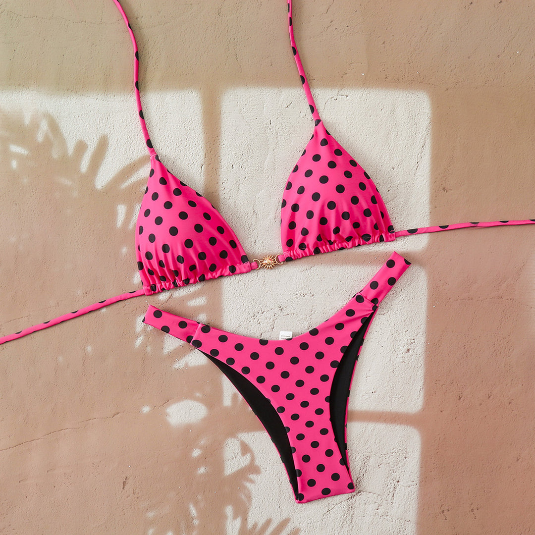 Ladies Designer Bikini with Leopard Print and Elaborate Details StylebySassy