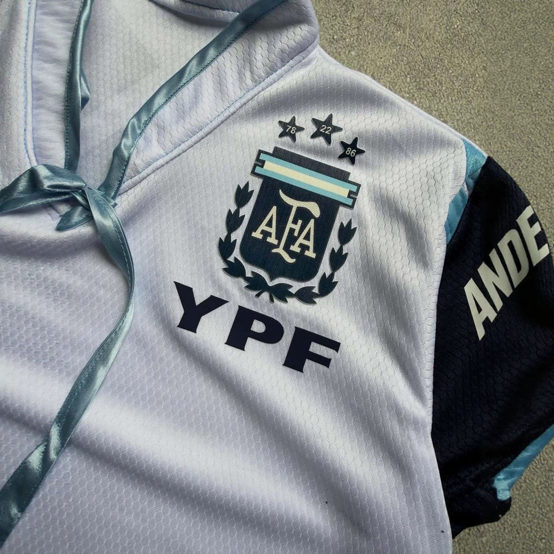 Women's sports jersey with a figure-hugging cut and innovative ties StylebySassy
